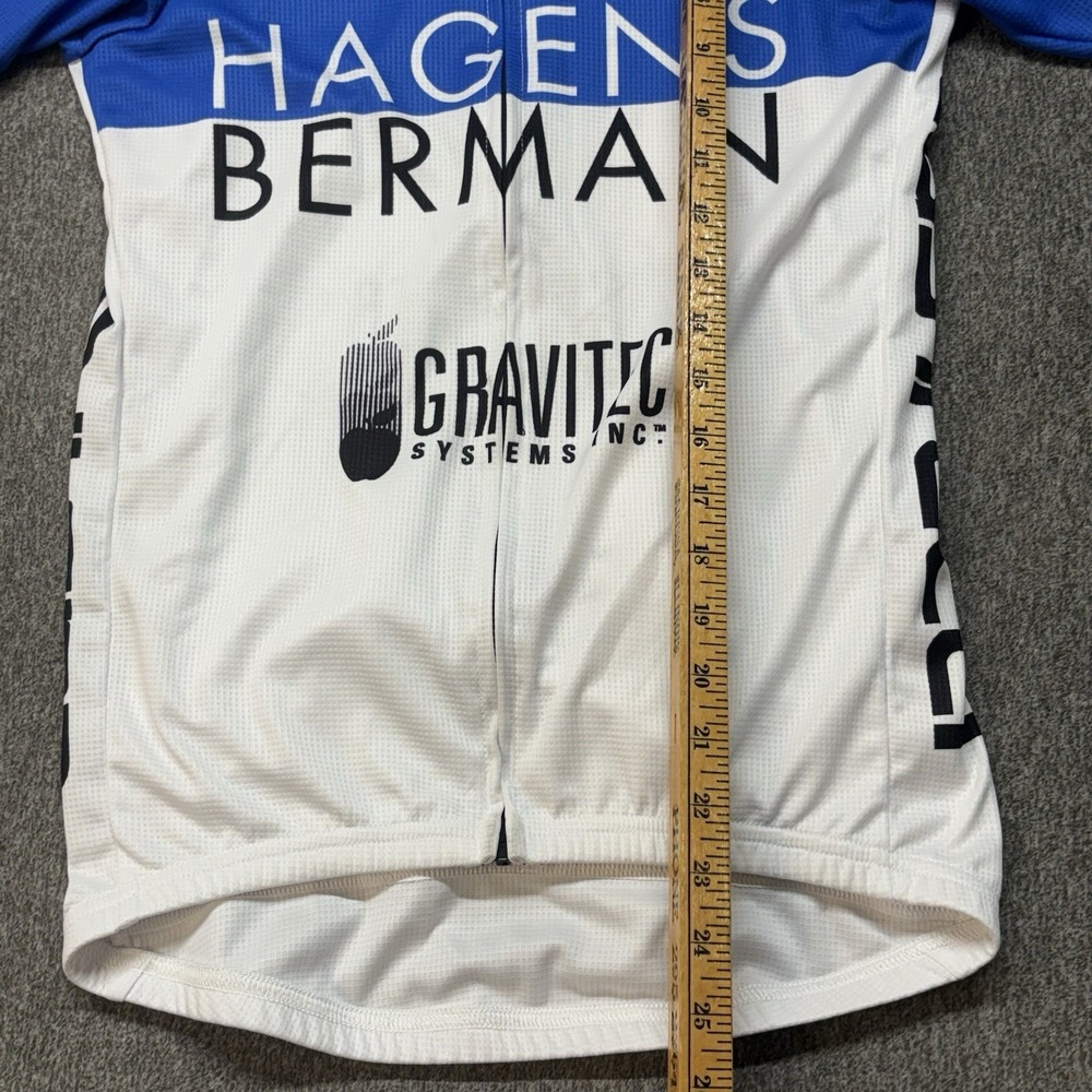 Castelli Hagens Berman Cycling Jersey Men M Full Zip Road Bike Gravitec Systems - Picture 6 of 12